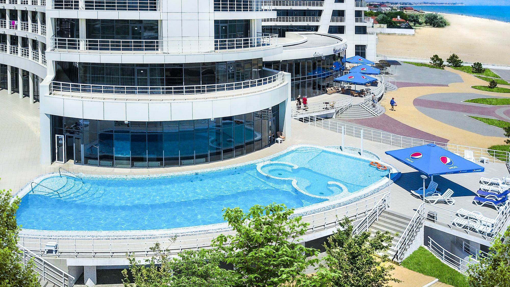 Bugaz Sea View Hotel Gribovka Luaran gambar
